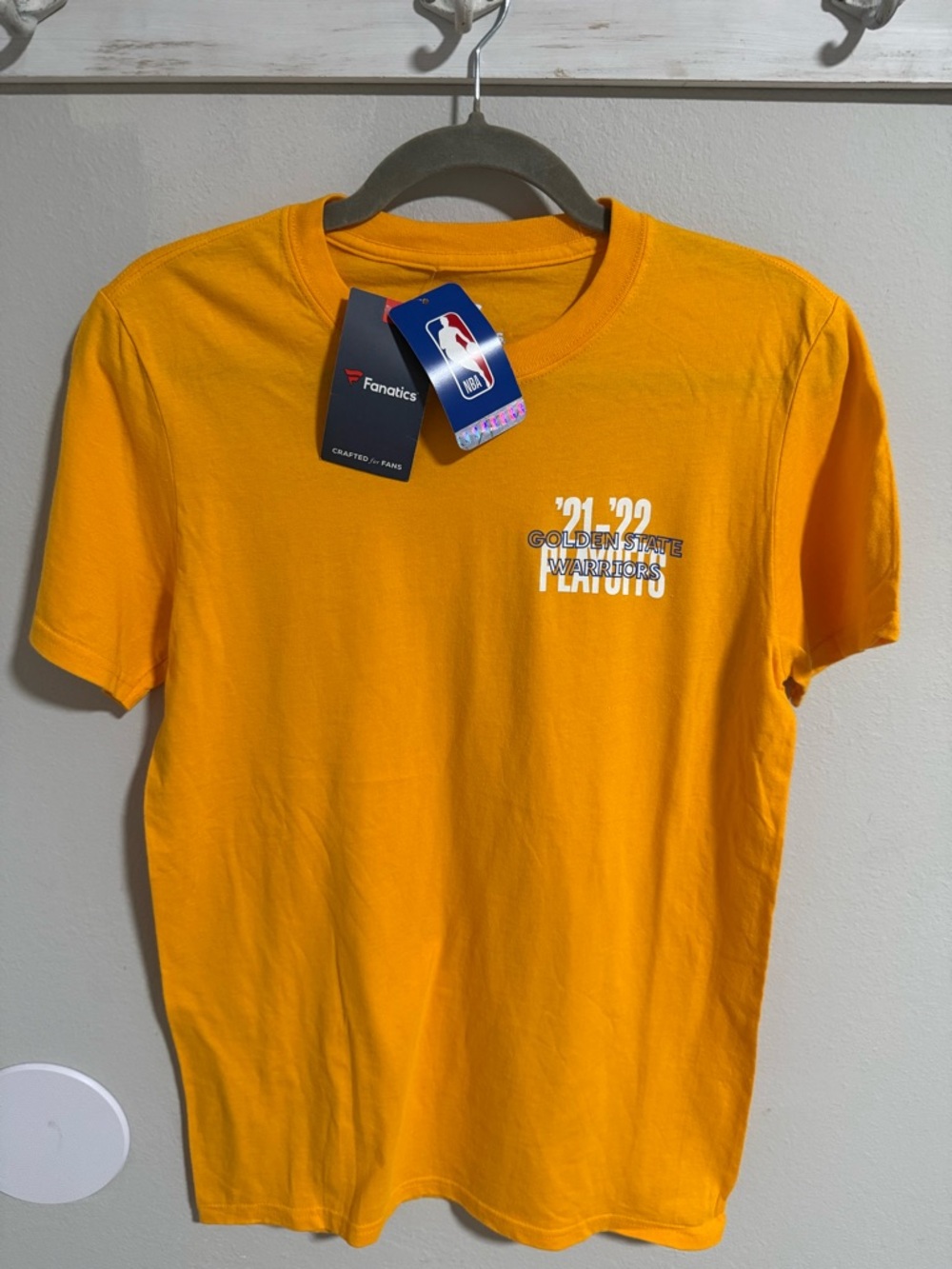 Fanatics Golden State Warriors Yellow Short Sleeve Tee